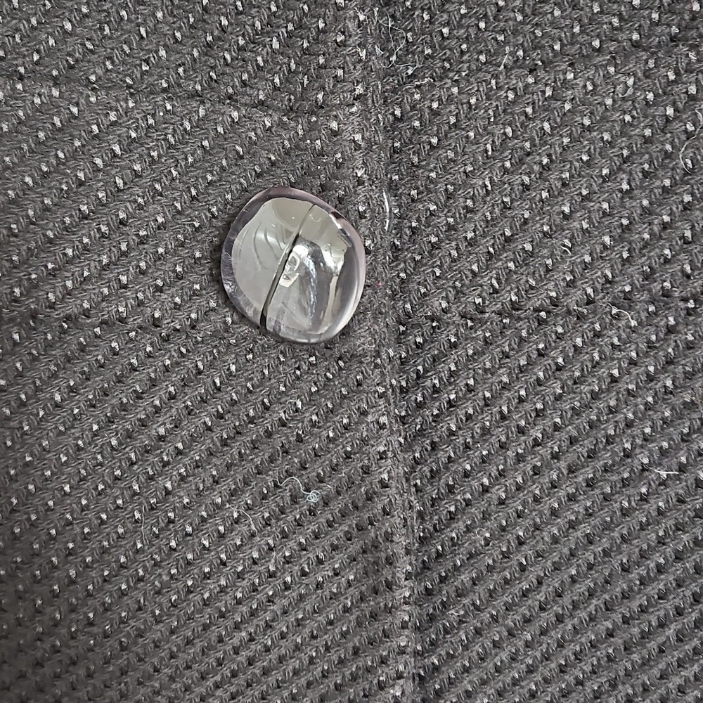 Tibi New York Black Textured Wool Blend Jacket Blazer Coat Size 4 - Picture 8 of 11